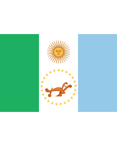 Flag: Chaco Province |  landscape flag | 0.06m² | 0.65sqft | 20x30cm | 8x12in 