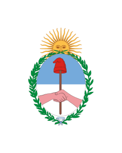Flag: Jujuy province |  0.06m² | 0.65sqft | 25x25cm | 10x10inch 