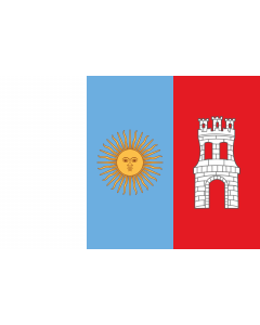 Flag: Inofficial  Flag of Cordoba province, Argentina |  landscape flag | 2.16m² | 23sqft | 120x180cm | 4x6ft 