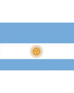 Flag: Argentine navy |  landscape flag | 2.16m² | 23sqft | 120x180cm | 4x6ft 