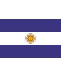 Flag: Argentine Confederation |  landscape flag | 1.35m² | 14.5sqft | 90x150cm | 3x5ft 