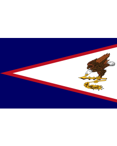 Table-Flag / Desk-Flag: American Samoa 15x25cm