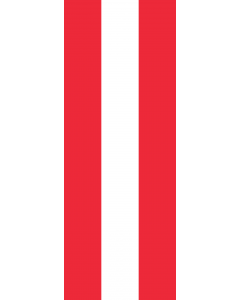 Flag: Austria |  portrait flag | 6m² | 64sqft | 400x150cm | 13x5ft 