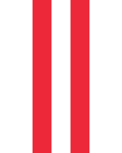 Vertical Hanging Swivel Crossbar Banner Flag: Austria |  portrait flag | 6m² | 64sqft | 400x150cm | 13x5ft 