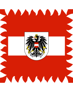Bandiera: Presidential Standard of Austria  -1984 | Former Flag of the President of Austria  used until 1984 | Ehemaliger Stander des österreichischen Bundespräsidenten  bis 1984 | Štandarda prezidenta Rakúskej republiky |  1,35&nbsp;m² | 120&nbsp;×&nbsp;