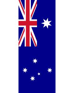 Flag: Australia |  portrait flag | 3.5m² | 38sqft | 300x120cm | 10x4ft 