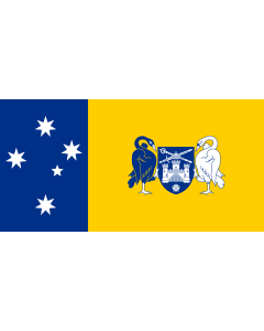 Flag: Australian Capital Territory |  landscape flag | 1.35m² | 14.5sqft | 80x160cm | 30x60inch 