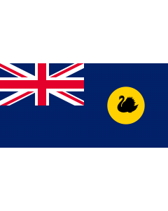 Flag: Western Australia |  landscape flag | 0.135m² | 1.5sqft | 25x50cm | 10x20inch 