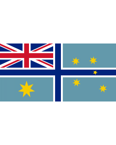Flag: Civil Air Ensign of Australia 1935-1948 |  landscape flag | 1.35m² | 14.5sqft | 80x160cm | 30x60inch 