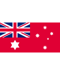 Flagge: Large Civil Ensign of Australia  1901–1903 | Civil ensign of Australia  1901–1903  |  Querformat Fahne | 1.35m² | 80x160cm 