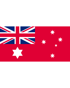 Flagge: Large Civil Ensign of Australia  1903–1908 | Civil ensign of Australia  1903–1908  |  Querformat Fahne | 1.35m² | 80x160cm 