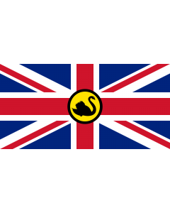 Flag: Dominion of Westralia  secession movement | Dominion of Westralia |  landscape flag | 1.35m² | 14.5sqft | 80x160cm | 30x60inch 