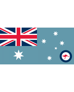 Flag: Ensign of the Royal Australian Air Force |  landscape flag | 1.35m² | 14.5sqft | 80x160cm | 30x60inch 