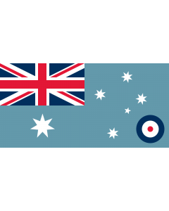 Flag: Ensign of the Royal Australian Air Force 1948-1982 |  landscape flag | 1.35m² | 14.5sqft | 80x160cm | 30x60inch 