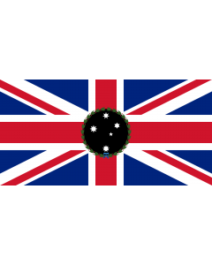 Flag: Governor of South Australia  1870–1876 | Standard of the Governor of South Australia 1870-1876 |  landscape flag | 1.35m² | 14.5sqft | 80x160cm | 30x60inch 