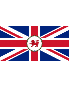 Flag: Governor of Tasmania 1876-1977 | Standard of the Governor of Tasmania from 1876-1977 |  landscape flag | 1.35m² | 14.5sqft | 80x160cm | 30x60inch 