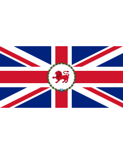 Flag: Governor of Tasmania 1876-1977 | Standard of the Governor of Tasmania from 1876-1977 |  landscape flag | 2.16m² | 23sqft | 100x200cm | 40x80inch 