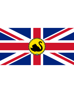 Flag: Governor of Western Australia 1870-1953 | Standard of the Governor of Western Australia 1870-1953 |  landscape flag | 2.16m² | 23sqft | 100x200cm | 40x80inch 