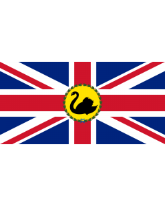 Flag: Governor of Western Australia 1953-1988 | Standard of the Governor of Western Australia 1953-1988 |  landscape flag | 1.35m² | 14.5sqft | 80x160cm | 30x60inch 
