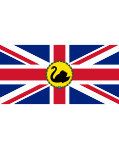 Flag: Governor of Western Australia 1953-1988 | Standard of the Governor of Western Australia 1953-1988 |  landscape flag | 2.16m² | 23sqft | 100x200cm | 40x80inch 