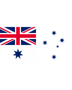 Flag: Naval Ensign of Australia |  landscape flag | 1.35m² | 14.5sqft | 80x160cm | 30x60inch 