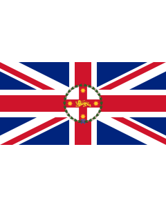 Flagge: Large Governor of New South Wales  1876–1981  |  Querformat Fahne | 1.35m² | 80x160cm 