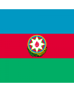 Drapeau: Standard of the President of Azerbaijan |  1.35m² | 120x120cm 