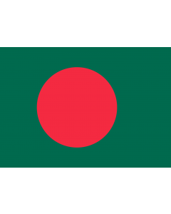 Flag: Bangladesh |  landscape flag | 0.7m² | 7.5sqft | 70x100cm | 2x3ft 