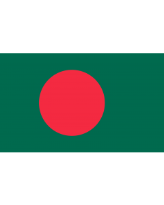 Flag: Bangladesh |  landscape flag | 2.4m² | 26sqft | 120x200cm | 4x7ft 