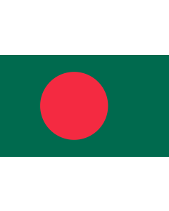 Flag: Bangladesh |  landscape flag | 3.75m² | 40sqft | 150x250cm | 5x8ft 