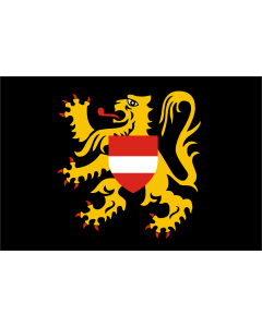 Flag: Flemish Brabant |  landscape flag | 0.06m² | 0.65sqft | 20x30cm | 8x12in 