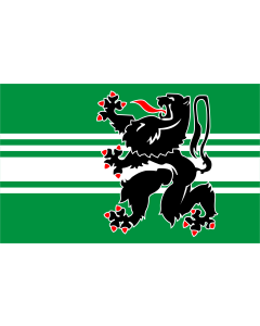 Flag: Oost-Vlaanderen |  landscape flag | 1.5m² | 16sqft | 100x150cm | 3.5x5ft 