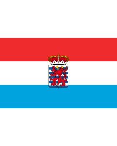 Flag: Luxembourg (Belgium) |  landscape flag | 0.06m² | 0.65sqft | 20x30cm | 8x12in 