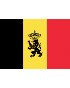 Flagge: Small Belgien  |  Querformat Fahne | 0.7m² | 70x100cm 