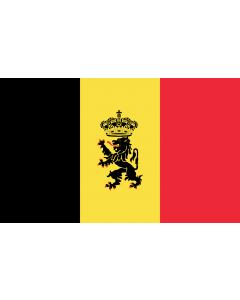 Flagge: Large Belgien  |  Querformat Fahne | 1.35m² | 90x150cm 