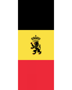 Flagge:  Belgien  |  Hochformat Fahne | 3.5m² | 300x120cm 