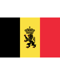 Raum-Fahne / Raum-Flagge: Belgien 90x150cm