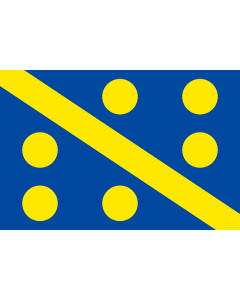 Flagge: XL Assesse | Municipal flag of Assesse, Belgium  |  Querformat Fahne | 2.16m² | 120x180cm 