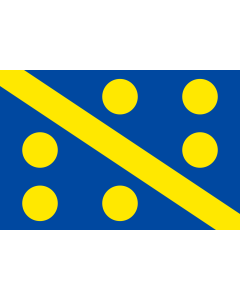 Flag: Municipal flag of Assesse, Belgium |  landscape flag | 2.16m² | 23sqft | 120x180cm | 4x6ft 