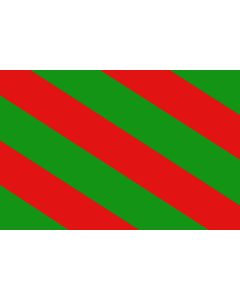 Flagge: XL Belgischen Gemeinde Aubange  |  Querformat Fahne | 2.16m² | 120x180cm 