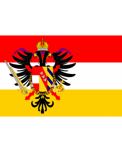 Flagge: Large Austrian Low Countries  |  Querformat Fahne | 1.35m² | 90x150cm 
