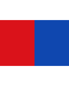Flag: Municipal flag of Bastogne, Belgium |  landscape flag | 1.35m² | 14.5sqft | 90x150cm | 3x5ft 