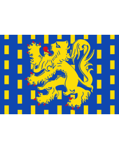 Flagge: Large Bekkevoort | Municipal flag of Bekkevoort, Belgium  |  Querformat Fahne | 1.35m² | 90x150cm 