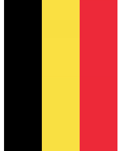 Flagge: Large Belgium at the Royal palaces  |  Hochformat Fahne | 1.35m² | 130x100cm 