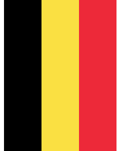 Flag: Belgium at the Royal palaces |  portrait flag | 2.16m² | 23sqft | 170x130cm | 65x50inch 