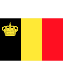 Flag: Belgium yacht ensign |  landscape flag | 1.35m² | 14.5sqft | 90x150cm | 3x5ft 