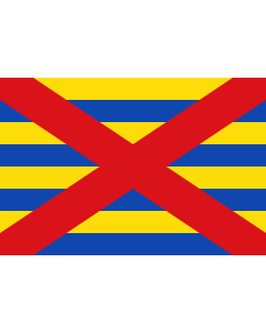 Flag: Belgian municipality Beveren |  landscape flag | 2.16m² | 23sqft | 120x180cm | 4x6ft 