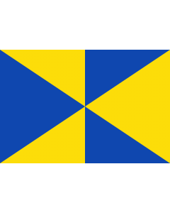 Flagge: Large Celles-lez-Tournai | Belgian commune of Celles-lez-Tournai | Banniel Celles, Belgia  |  Querformat Fahne | 1.35m² | 90x150cm 