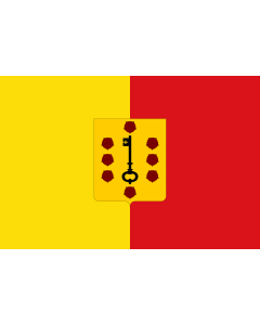 Flagge: Large Comines Warneton Belgium  |  Querformat Fahne | 1.35m² | 90x150cm 
