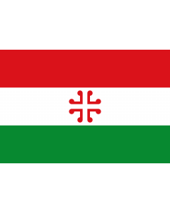 Flag: Belgian municipality De Haan in West Flanders |  landscape flag | 2.16m² | 23sqft | 120x180cm | 4x6ft 